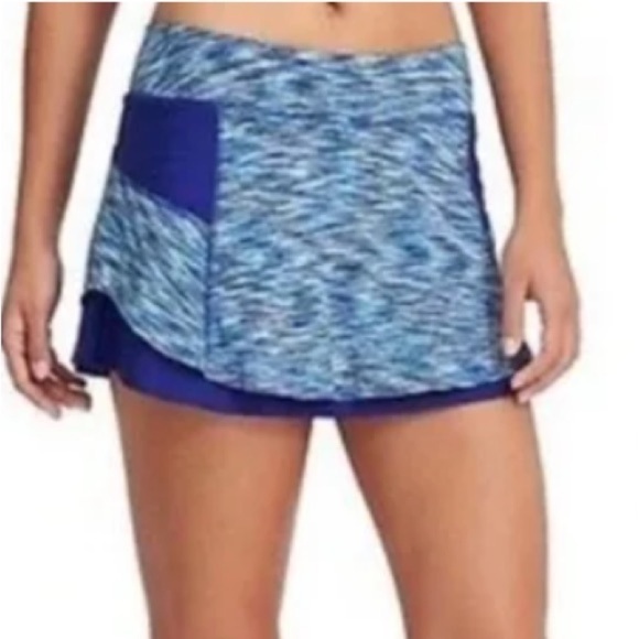 Athleta Blue Space Dye Bustle Skort size S - Picture 1 of 12